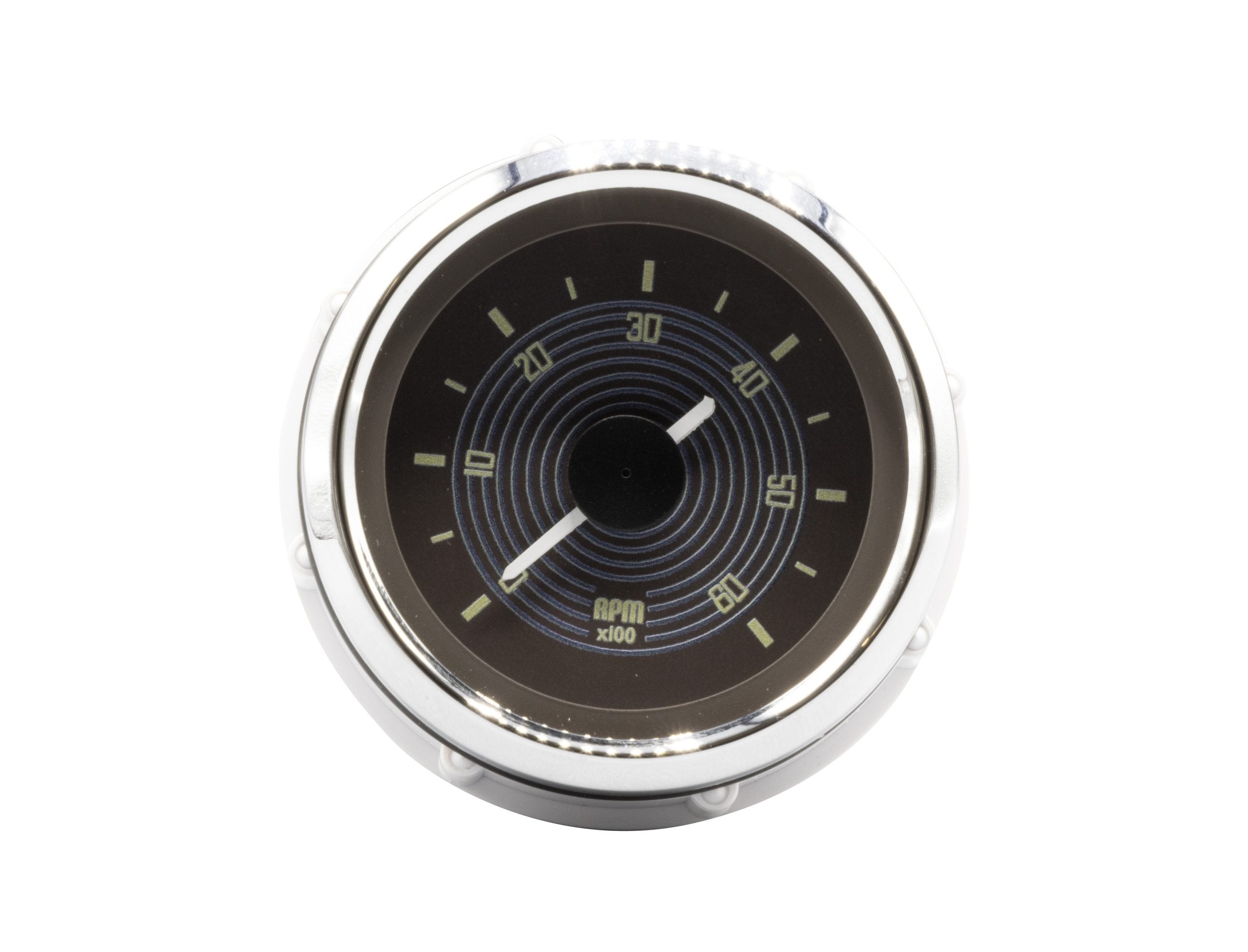 Smiths 52mm Tachometer 14-1132-0 0-6000 RPM Brown dial Chrome bezel for VW Type 1 and Type 2