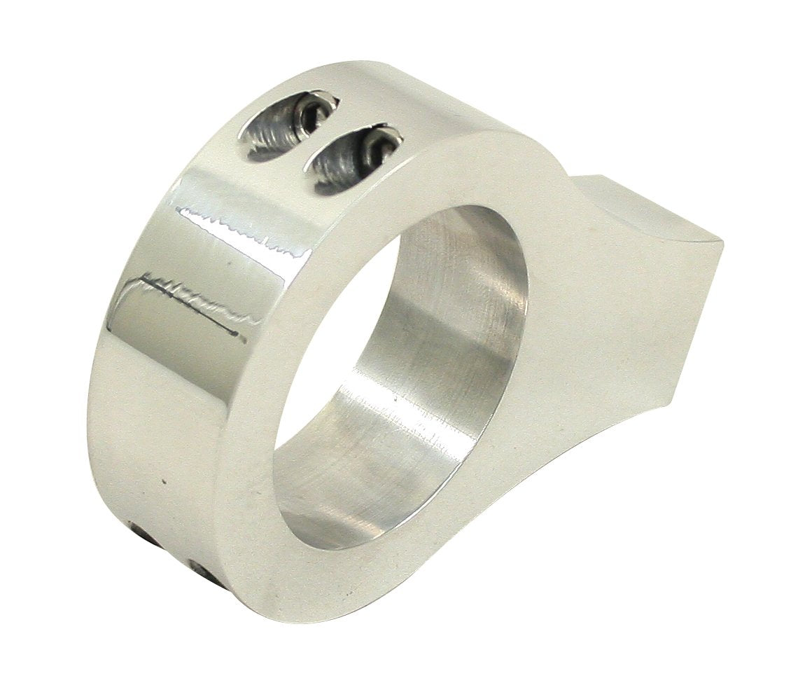 EMPI 16-2044-0 polished billet aluminum steering damper mount, 2-inch clamp-on for VW and dune buggy beam tubes