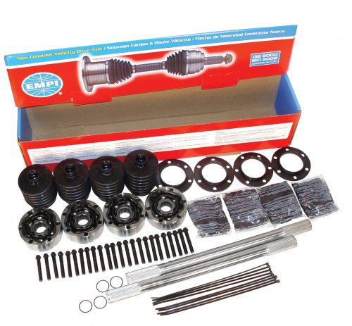 EMPI HD 16-1/4 inch CV axle kit for VW Type 1 Beetle, Ghia, Thing with Type 2 CV conversion, part 16-2240-0