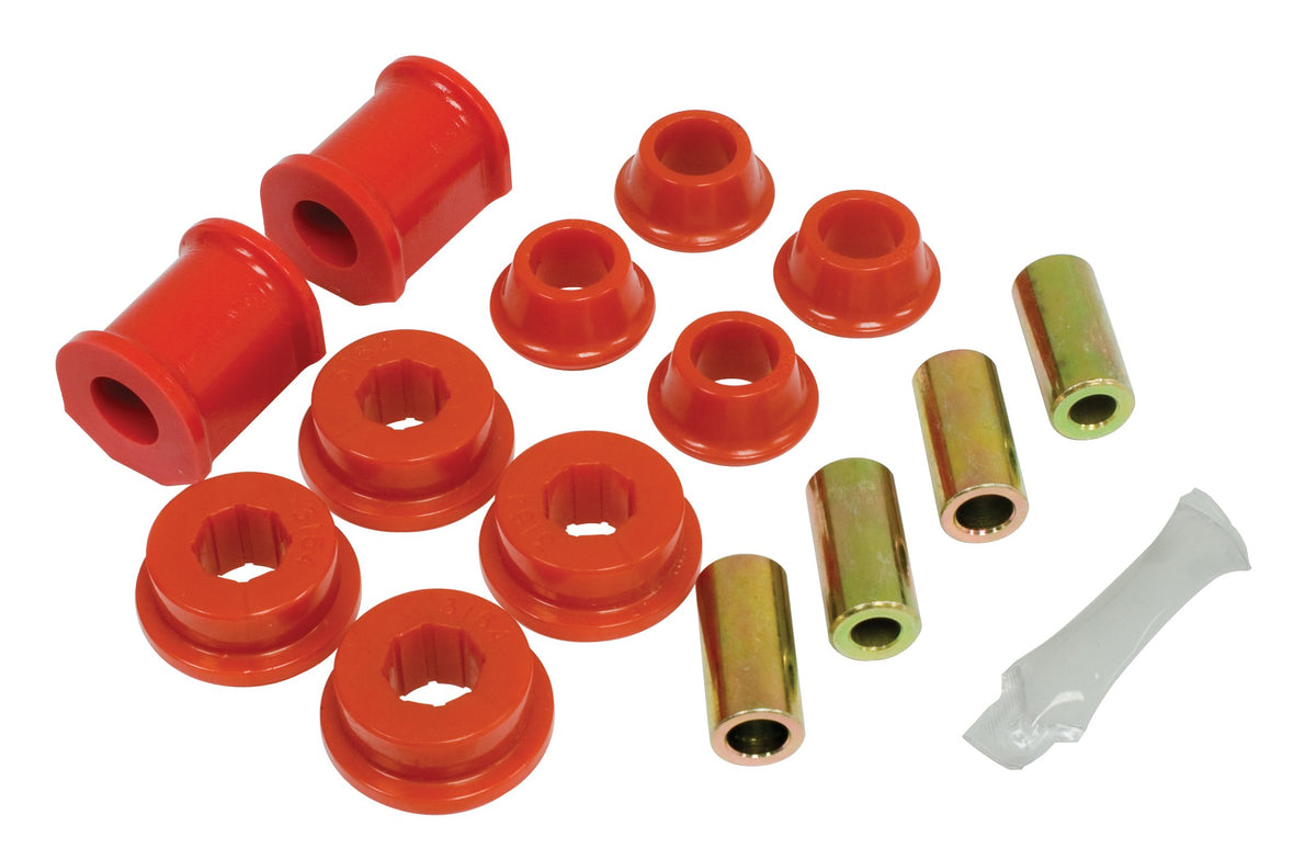 EMPI 16-5107-0 urethane front control arm bushing kit, 15 pieces with grease, for 1971-73 VW Super Beetle — main view