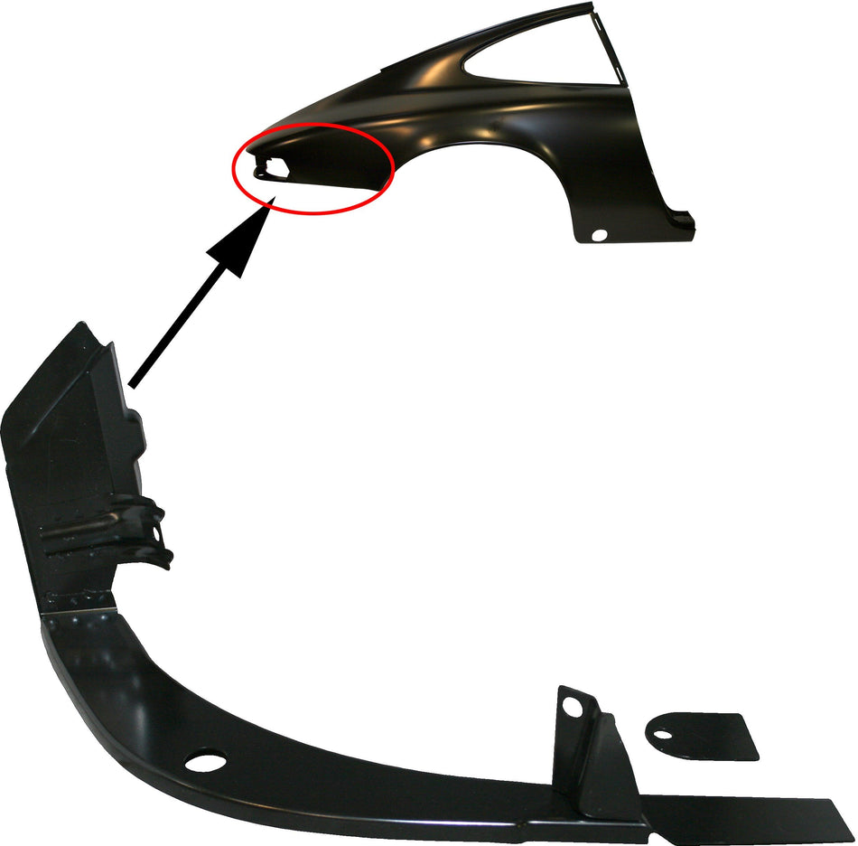 Rear Right Panel, Porsche 911 / 912