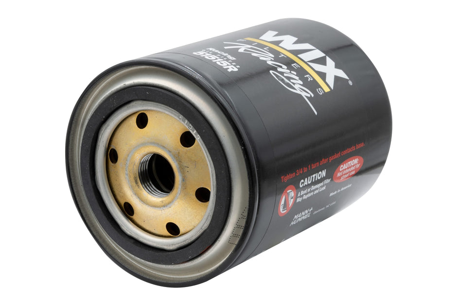 Wix 51515R Racing oil filter 17-2924-0 alternate angle