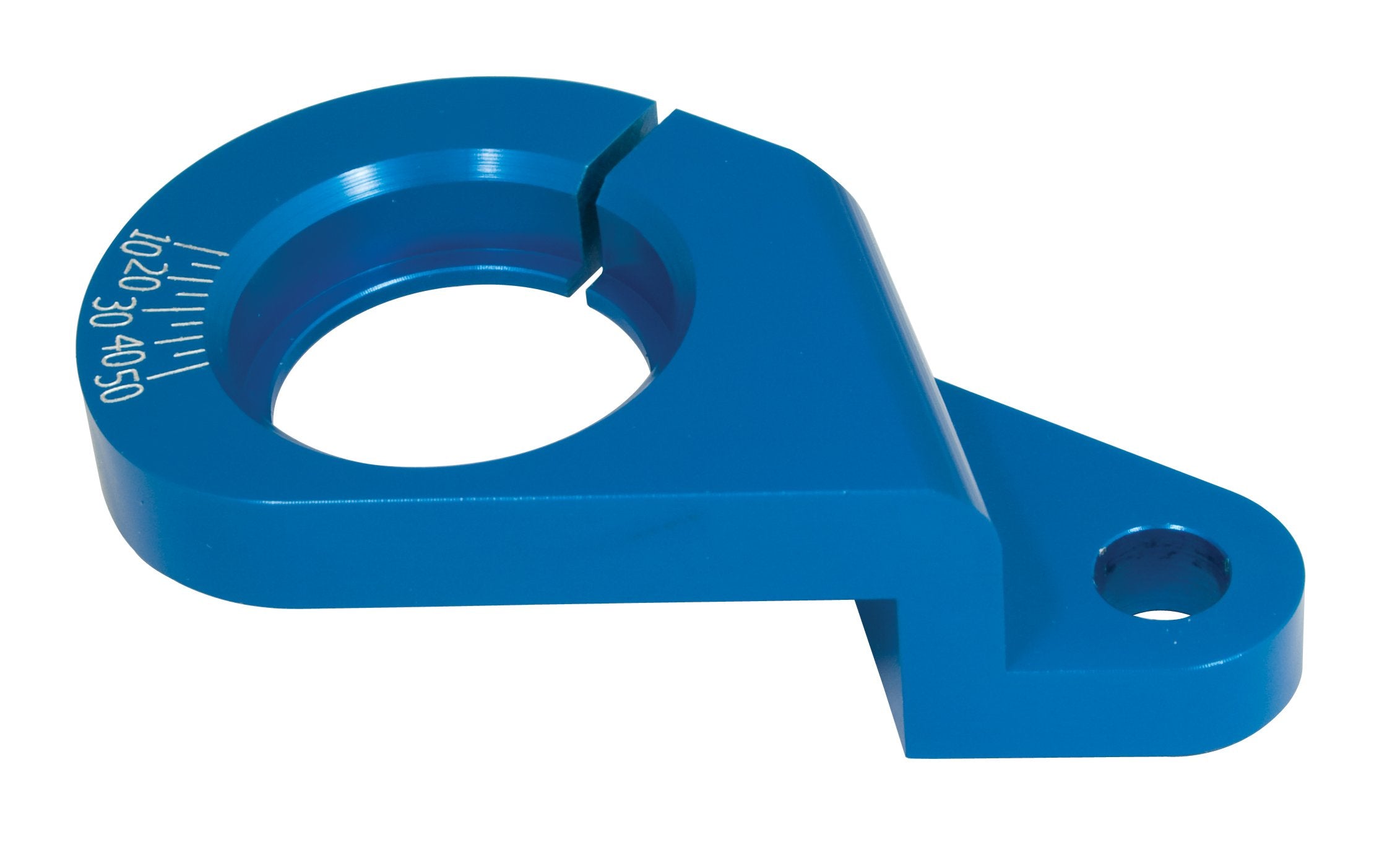 EMPI Billet Distributor Clamp with Timing Marks Blue 17-2938-0