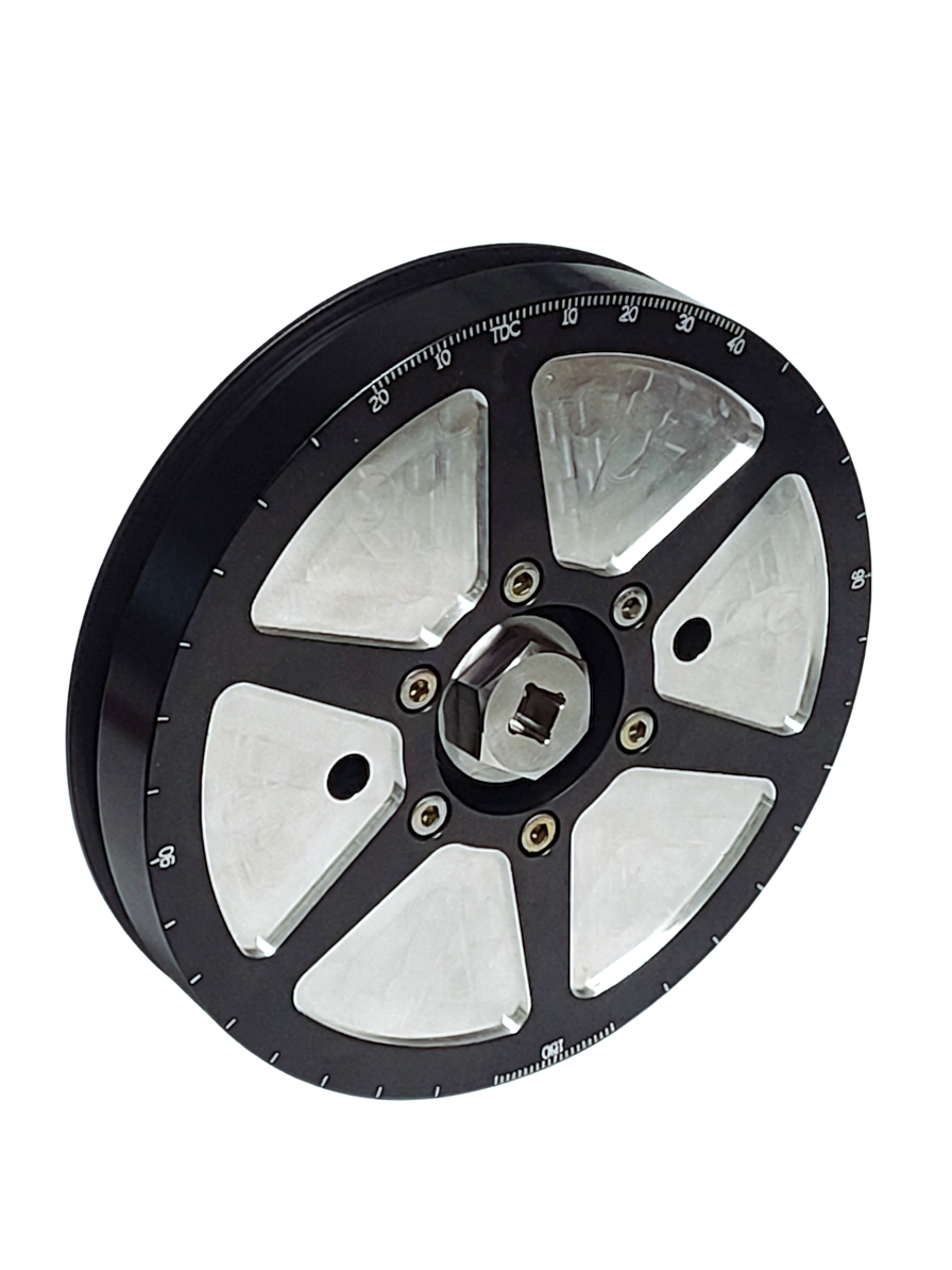 King Performance Billet Spoked 'HEAVY' Pulley 6.720 - Complete KIT