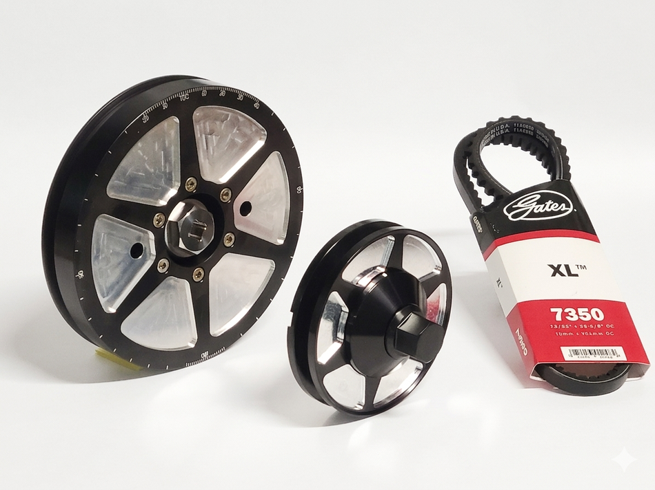 King Performance Billet Spoked 'HEAVY' Pulley 6.720 - Complete KIT