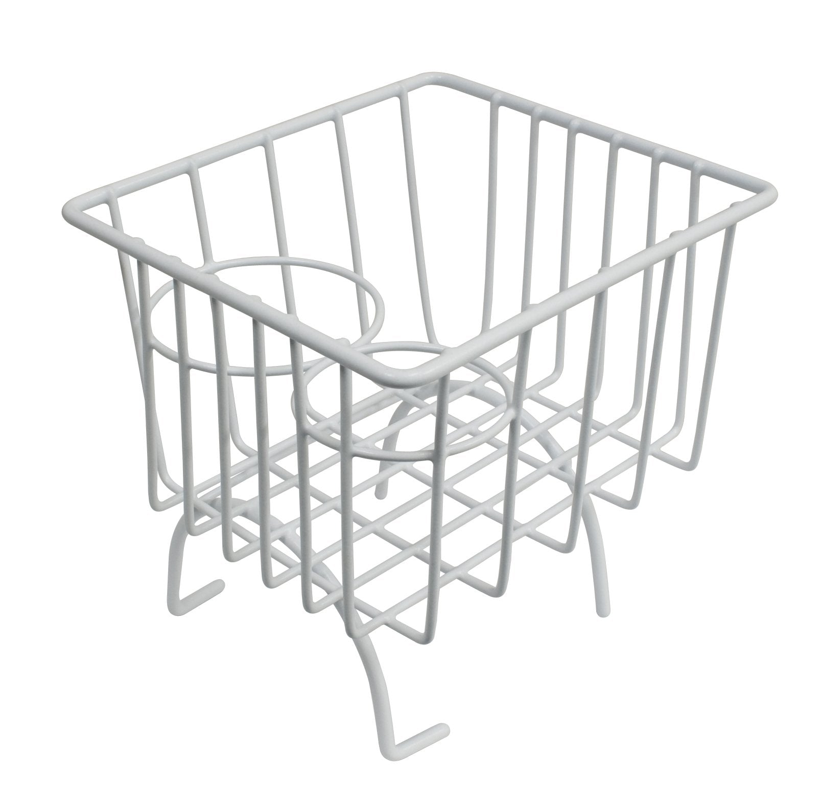Wire Hump Basket, White, Type 1