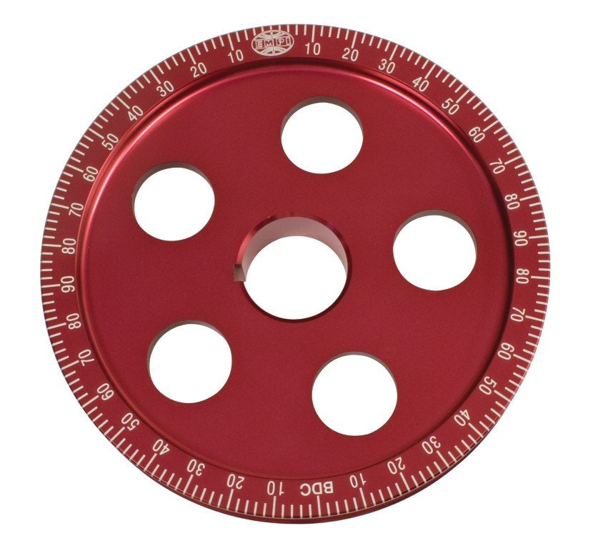 EMPI red anodized serpentine pulley kit 18-1071-0 components
