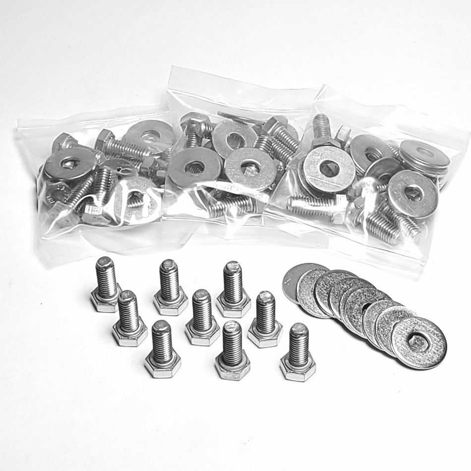 A01-SS Stainless Steel Fender Bolt and Washer Kit VW Beetle