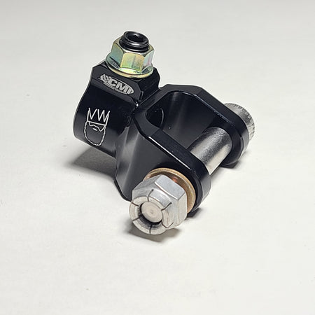 King Performance CH15 billet shift coupler in 7075-T651 aluminum, late-style air-cooled VW