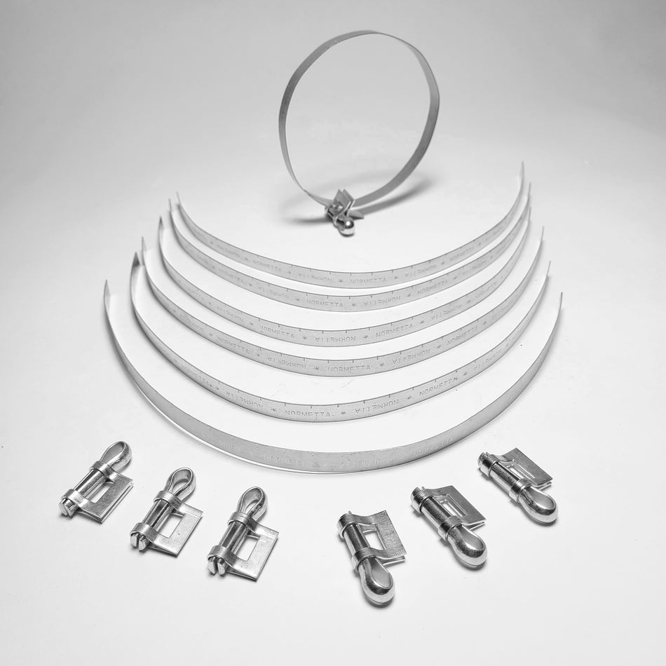 Bus: Heater Tube Insulation Clamp Kit, Early Style, Made In Germany for Bus