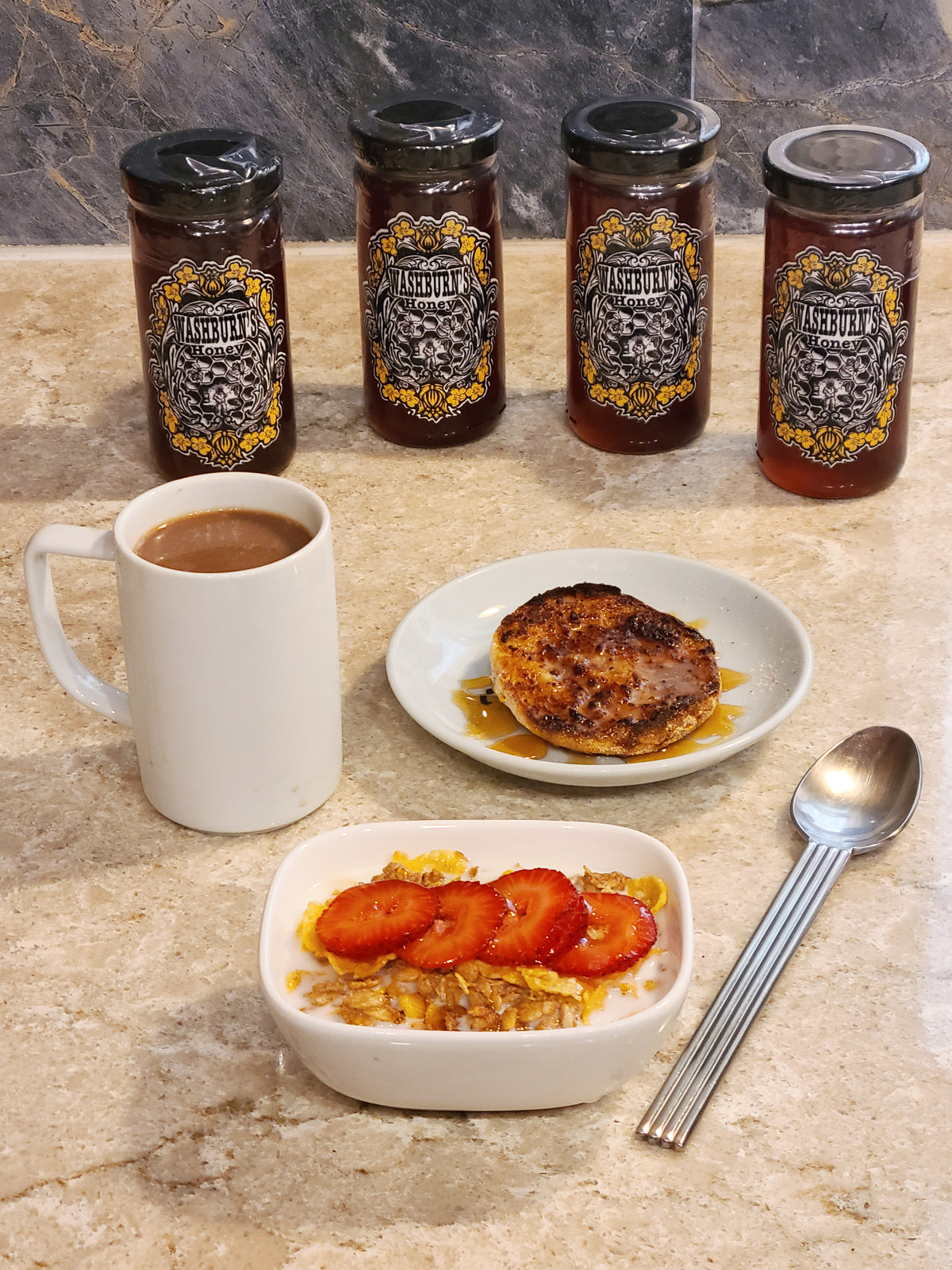 Washburn's Raw Organic Honey From Orange California