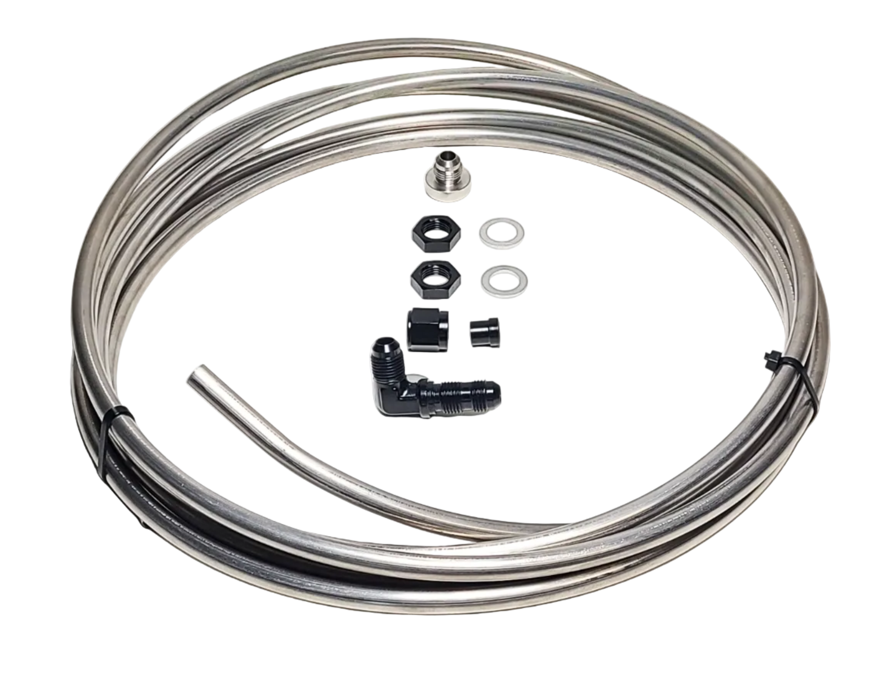 Fuel Line: Stainless -6 AN (3/8") Fuel Line Kit For Volkswagen Chassis