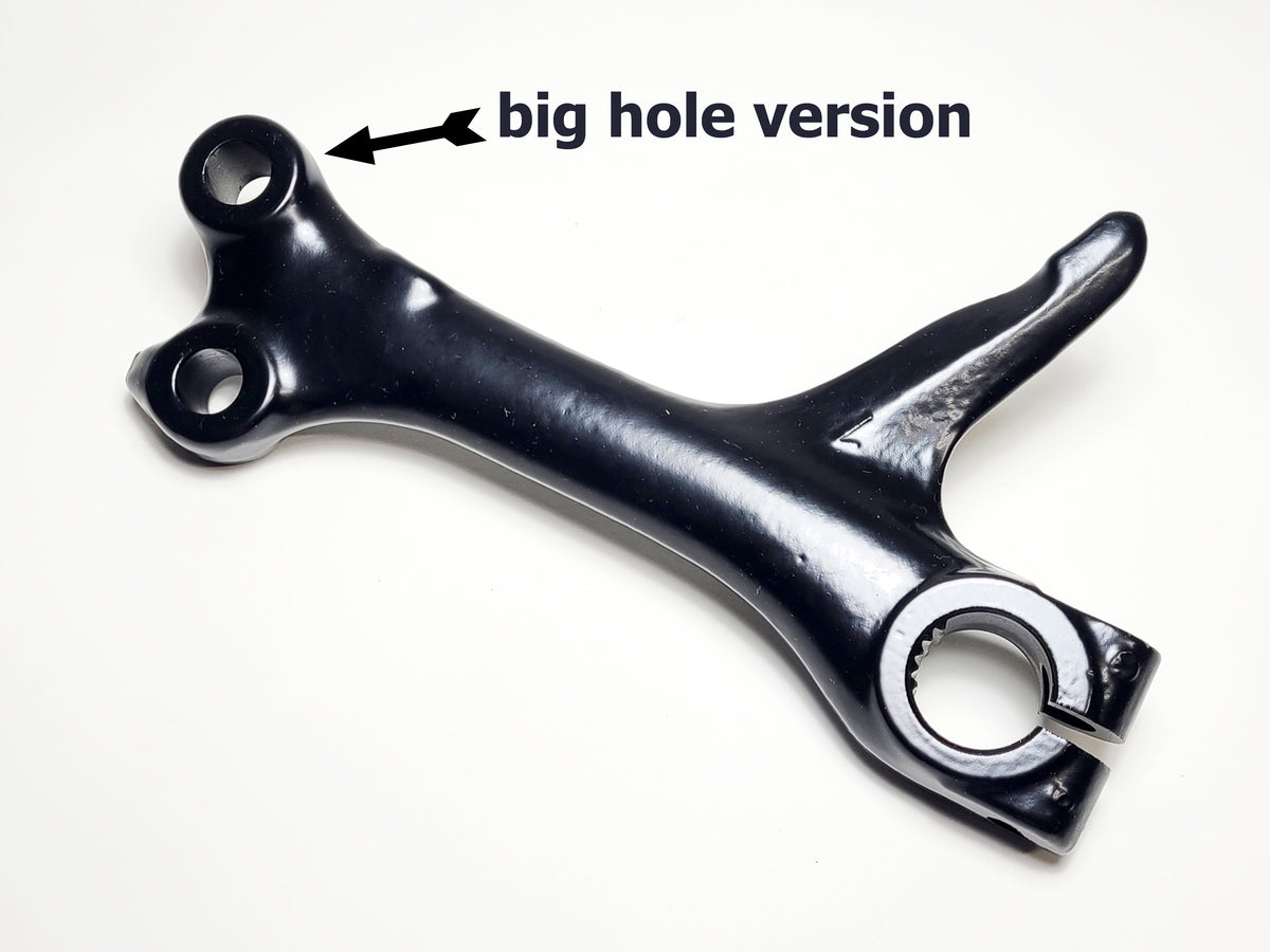 Late Pitman Arm ('69-77), Factory German, Powdercoated (both Big & Small Hole versions)