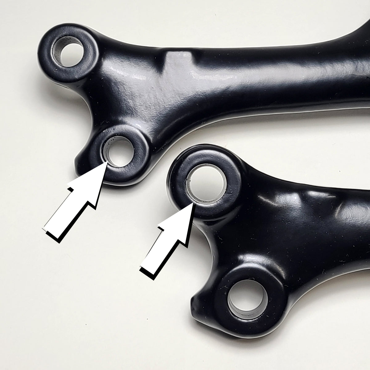 Late Pitman Arm ('69-77), Factory German, Powdercoated (both Big & Small Hole versions)