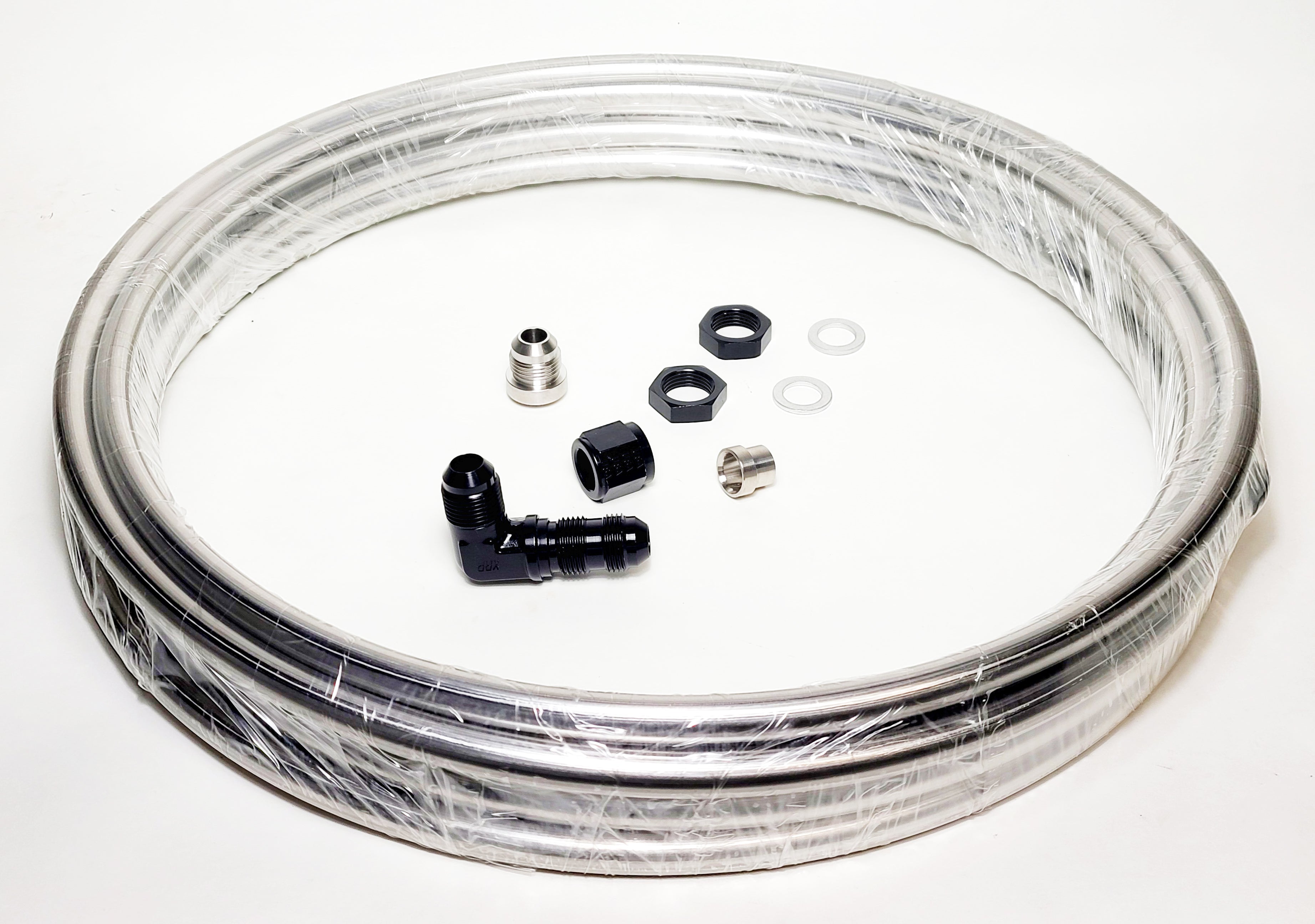 Fuel Line: Stainless -8 AN (1/2") Fuel Line Kit For Volkswagen Chassis