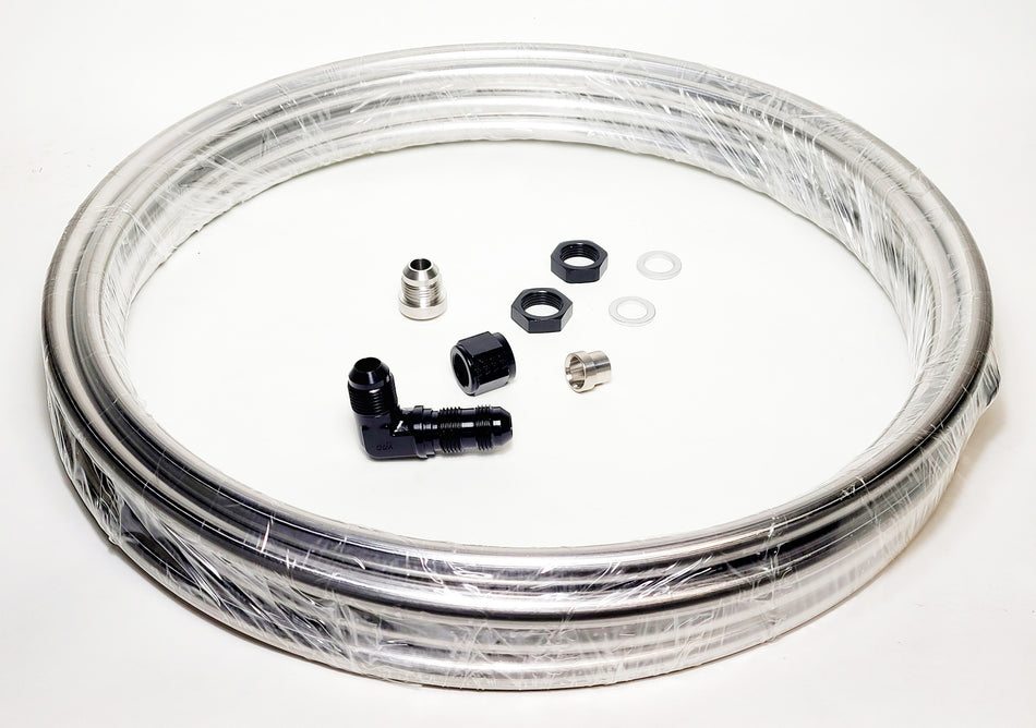 Fuel Line: Stainless -8 AN (1/2") Fuel Line Kit For Volkswagen Chassis