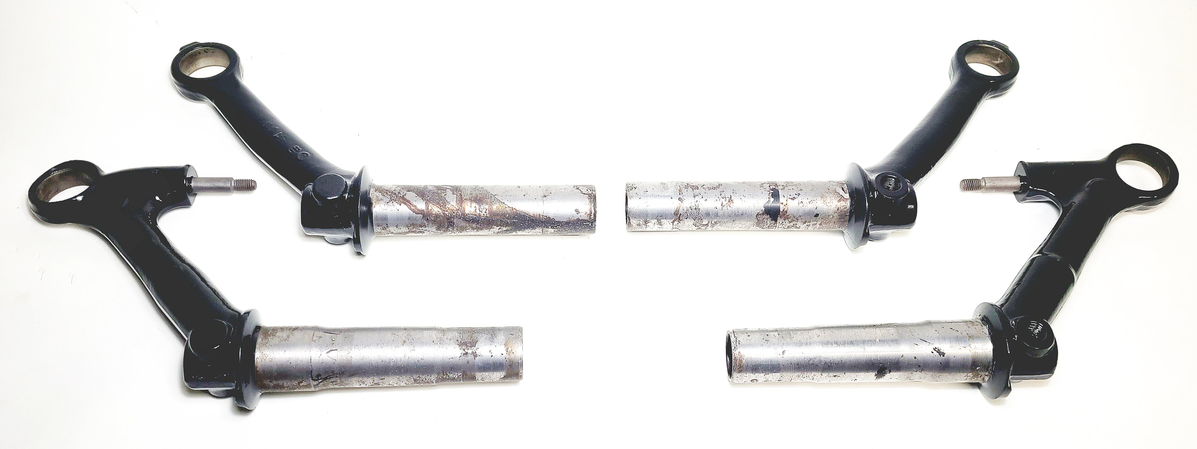 Four Ball Joint Arms, German OEM, refurbished with or w/o ball joints installed