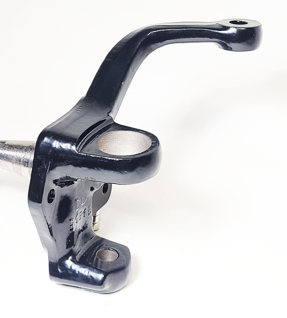 Late Ball Joint Spindles (Late '68-1977), Original GERMAN part, Refurbished & Powdercoated