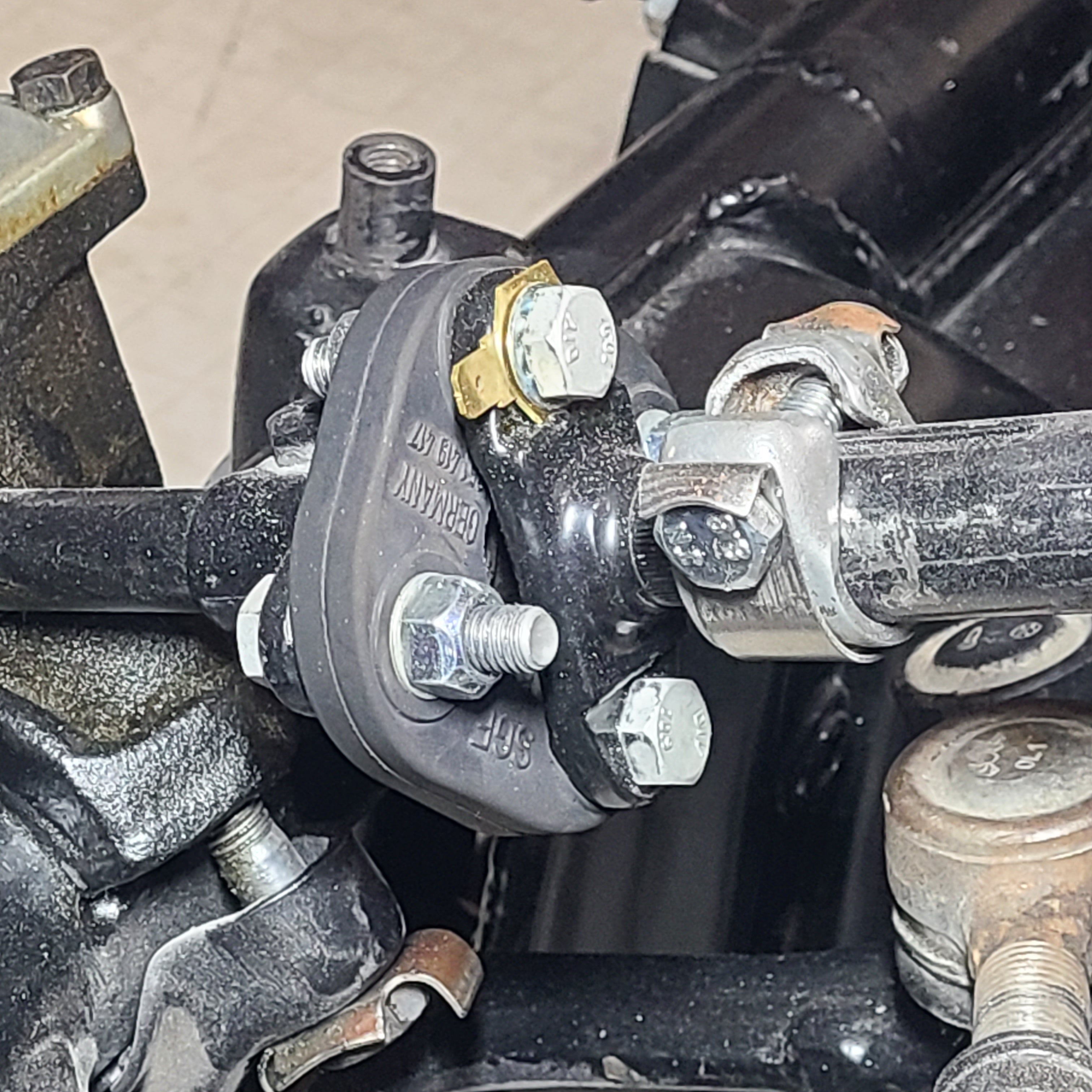 German VW Steering Coupler Disc - Standard Beetle 1946-1977 Rag Joint for Beetle (1946-1977)