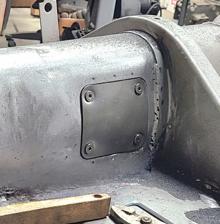 Washburn's Forward Flush Tunnel Cover Kit, All Years — side profile