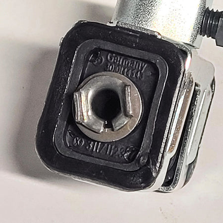 Original VW German Shift Rod Coupler - Restored OEM - Zinc Plated - New Bushings