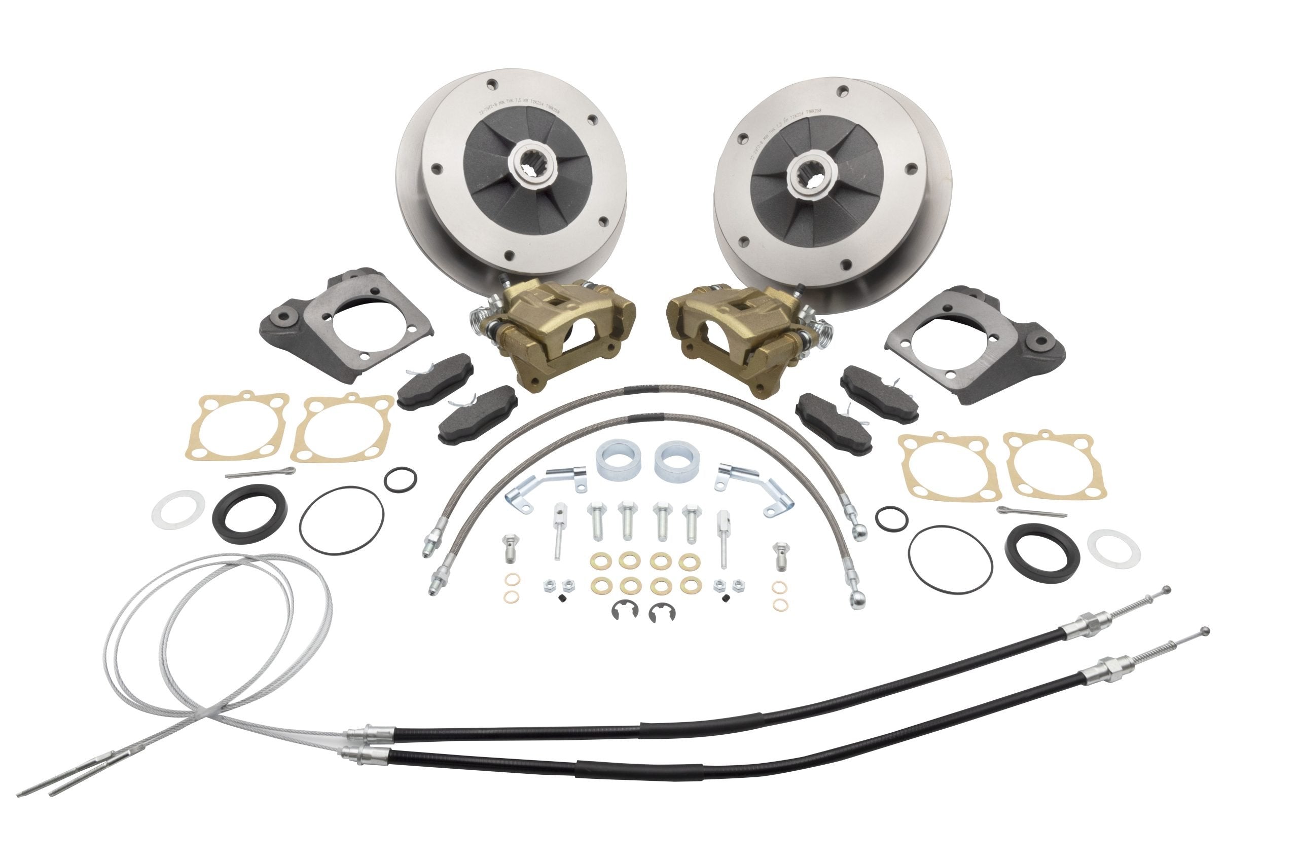EMPI Zero-Offset Rear Disc Brake Kit with E-Brake - 5x205 IRS (22-2906-J)