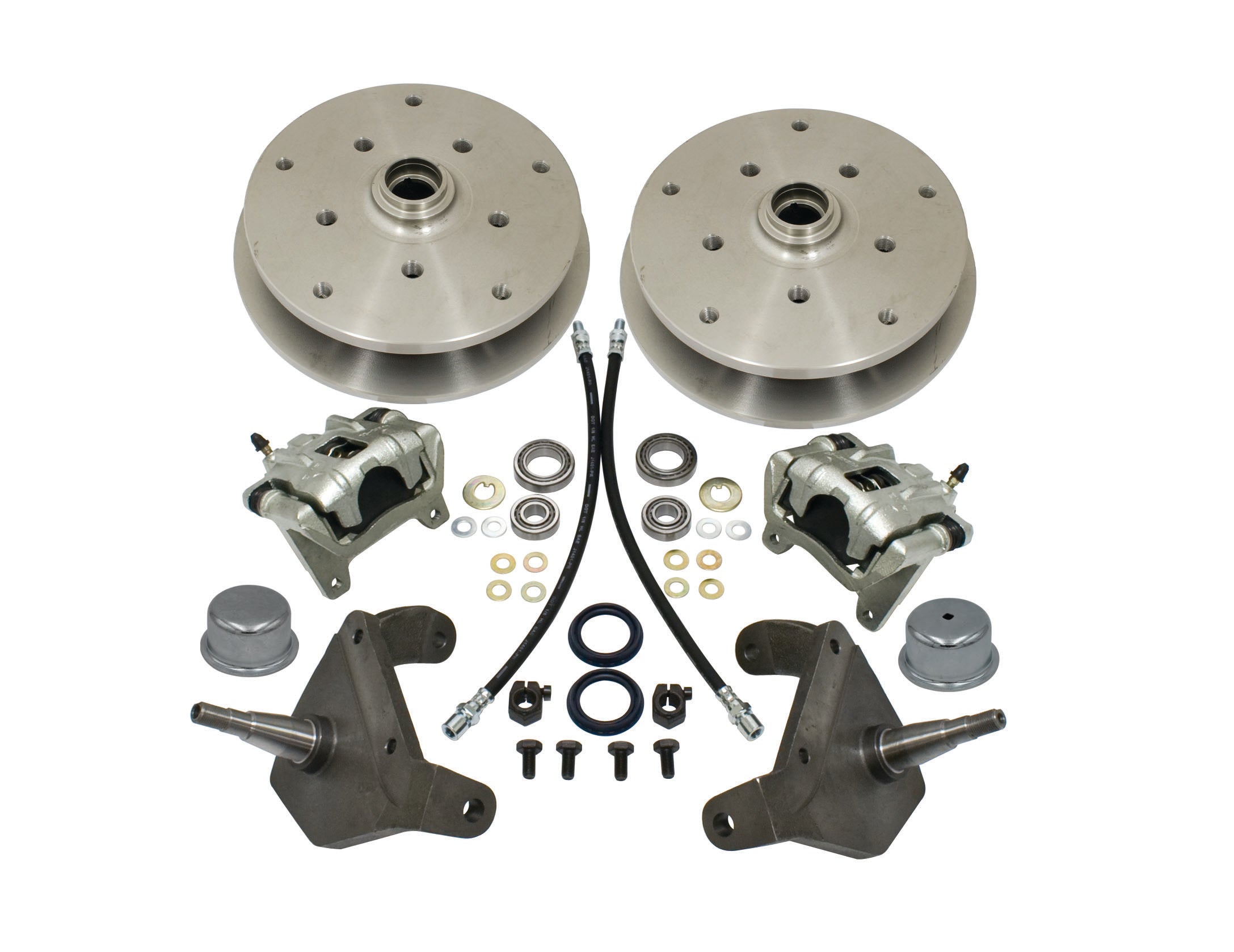 EMPI 2.5" Forged Drop Spindle Front Disc Brake Kit - Ball Joint 5x205/5x130 (22-2926-0)