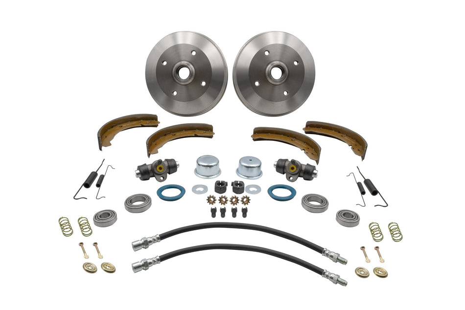 EMPI Front Drum Brake Kit 22-4005-0 - Ball Joint 4x130mm - 1968-79 Beetle