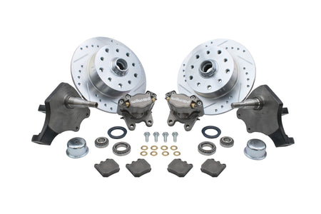 Wilwood Front Disc Brake Kit - Ball Joint 2.5" Drop, 5x130/5x4.75 (22-6152-0)