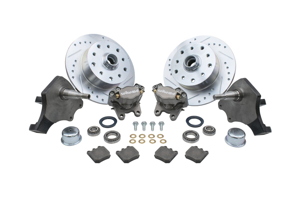 Wilwood Front Disc Brake Kit - Ball Joint 2.5" Drop, 5x130/5x4.75 (22-6152-0)
