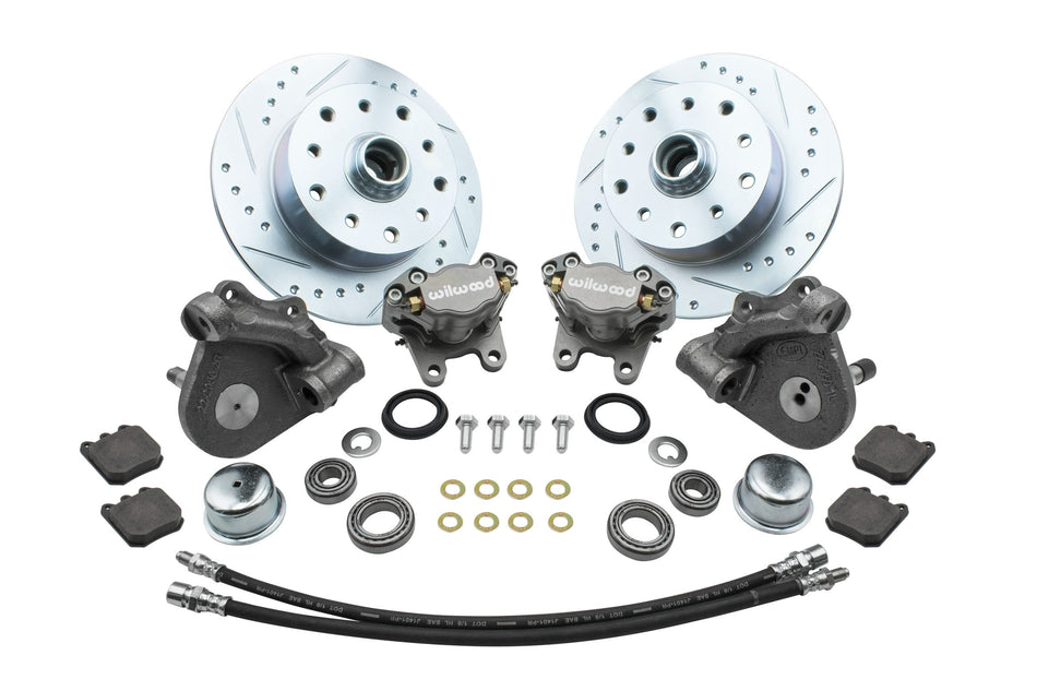 Wilwood Front Disc Brake Kit - Link Pin 2.5" Drop, 5x130/5x4.75 (22-6153-0)