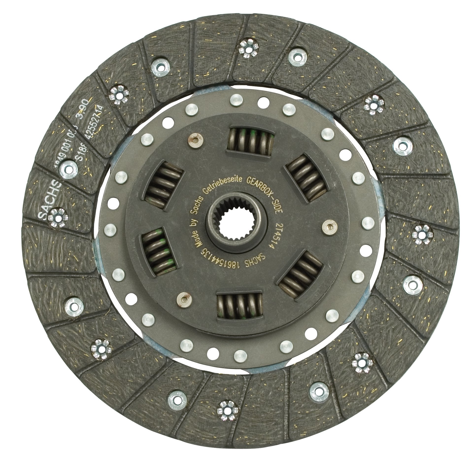 SACHS HD 215mm clutch disc 32-1263-B for VW Type 2 1974-1975