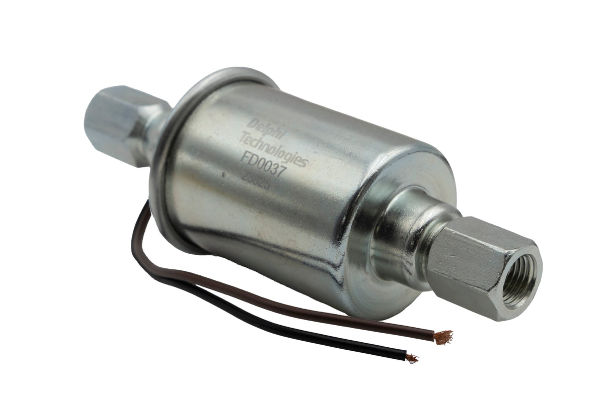 EMPI 41-2604-7 inline fuel pump and filter assembly — third view