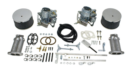EMPI 43-4430-0 Dual 40K Kadron Style Carburetor Kit with Deluxe Twist Linkage for VW Type 1 Dual Port
