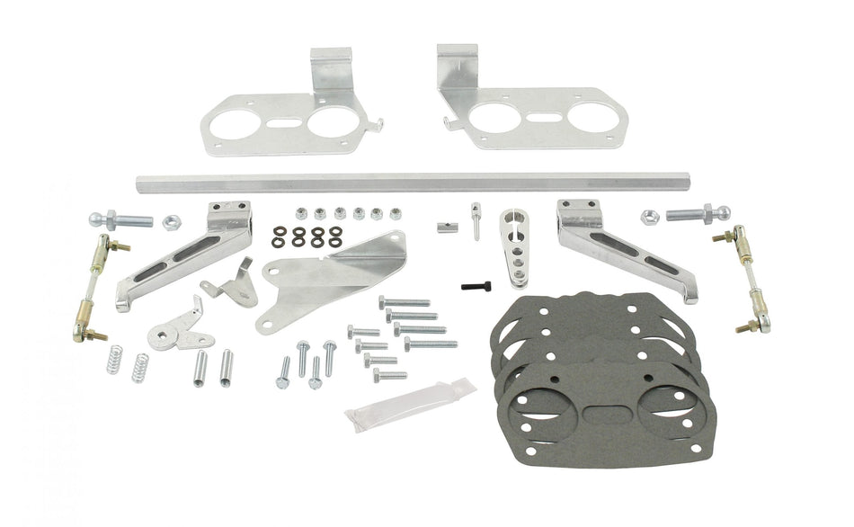 EMPI 43-5224-0 hex bar throttle linkage kit for dual IDF / HPMX carburetors, Porsche 914 and VW Type 2/4