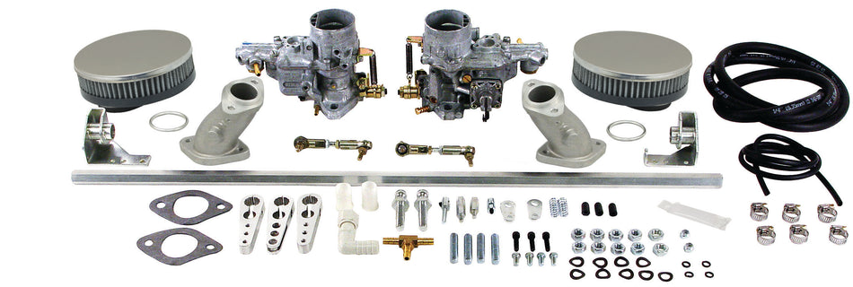 Weber 34mm ICT dual carburetor kit for VW Type 3 single port (43-7301-0)