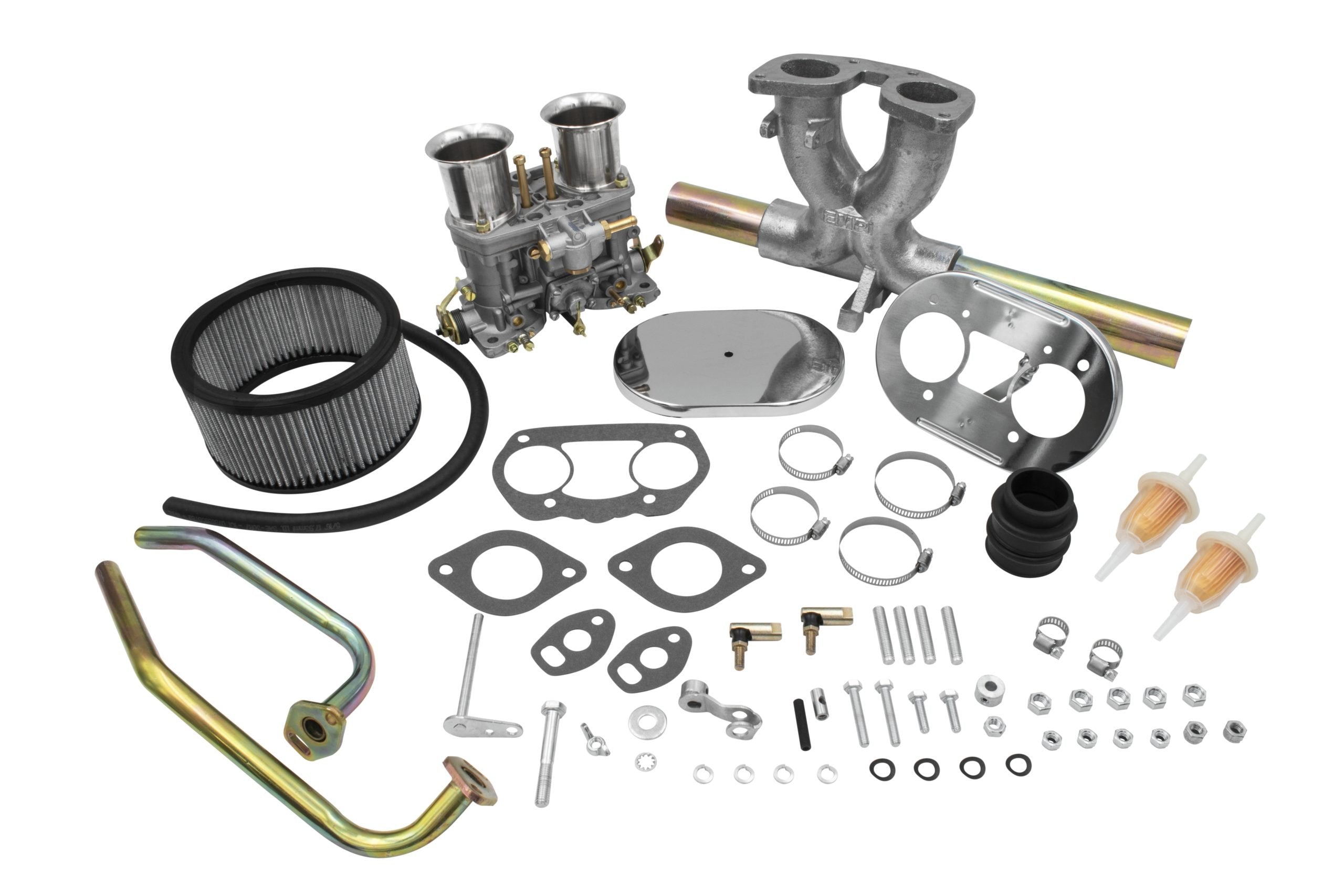 Genuine Weber 44mm IDF single carburetor kit for VW Beetle, Super Beetle, Ghia, Bus & Thing (43-7316-0)