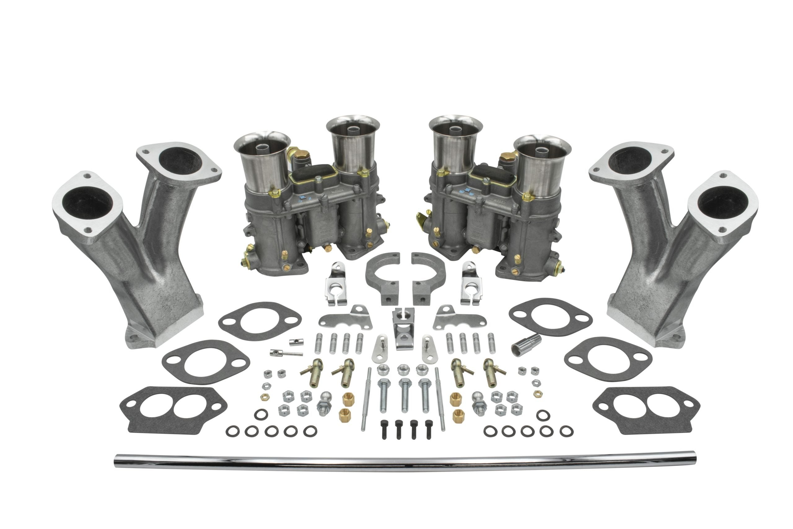 EMPI Dual Weber 48 IDA Carburetor Kit with Standard Manifolds and Cross-Bar Linkage for VW Type 1