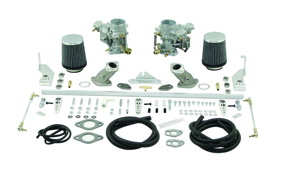 Genuine Weber 34mm ICT dual carburetor kit for VW Beetle, Super Beetle, Ghia, Bus & Thing (43-7401-0)