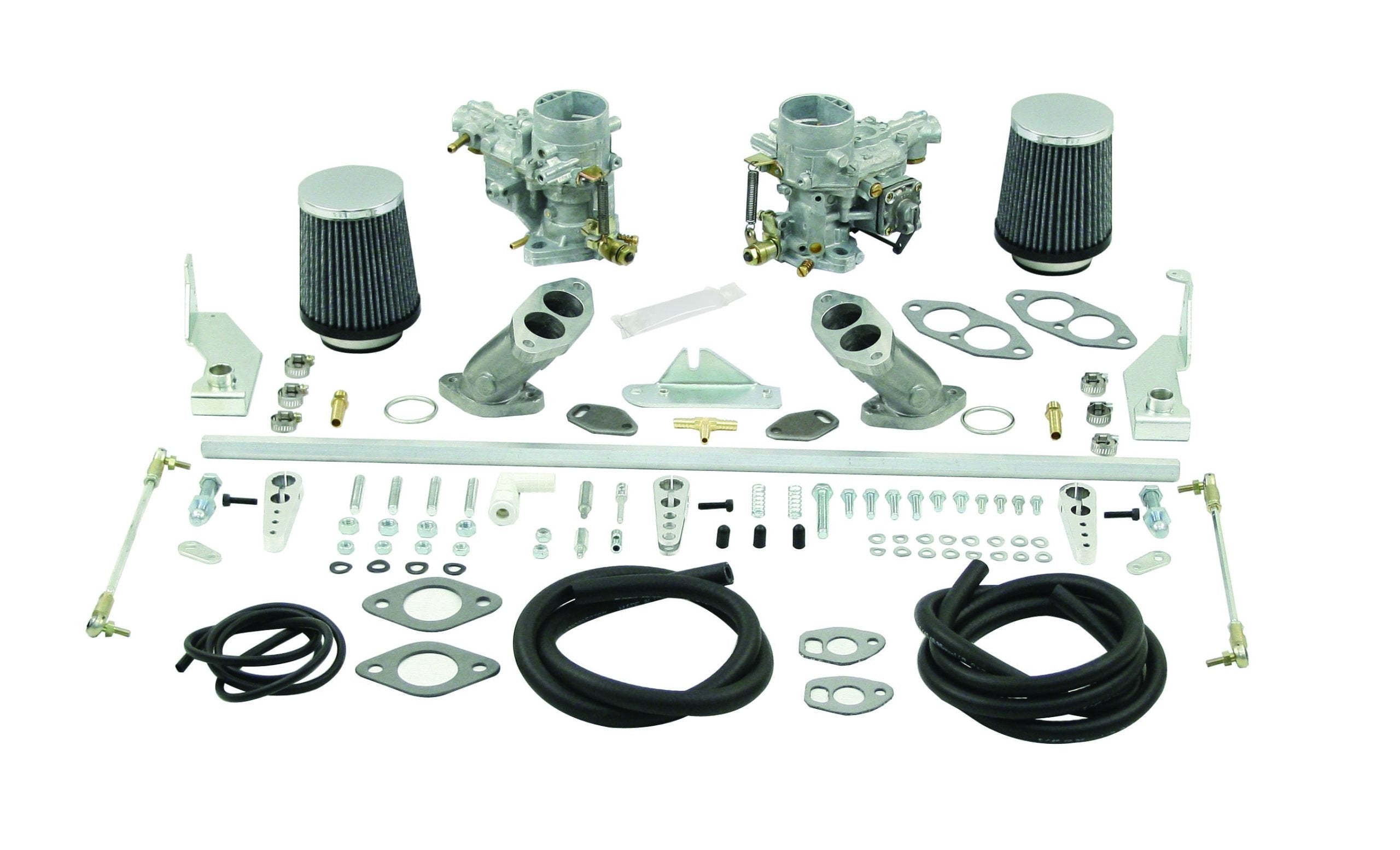 Genuine Weber 34mm ICT dual carburetor kit for VW Beetle, Super Beetle, Ghia, Bus & Thing (43-7411-0)
