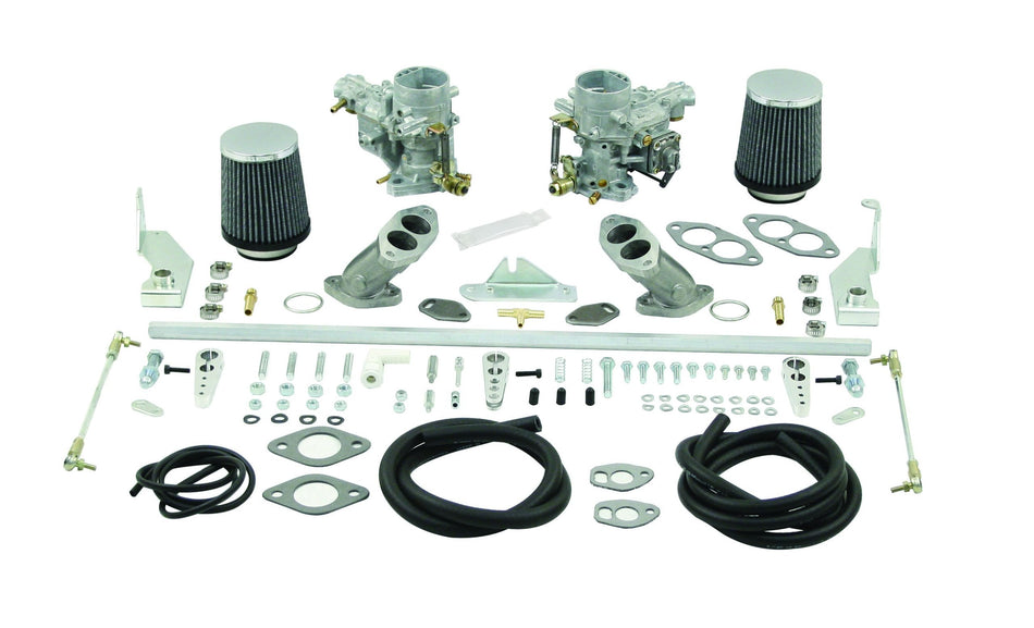 Genuine Weber 34mm ICT dual carburetor kit for VW Beetle, Super Beetle, Ghia, Bus & Thing (43-7411-0)
