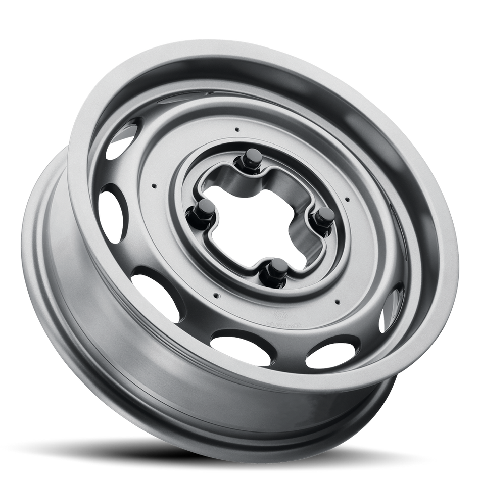 Mobelwagen 430 Race Interceptor satin gunmetal wheel laid flat, 15x4.5, 4x130