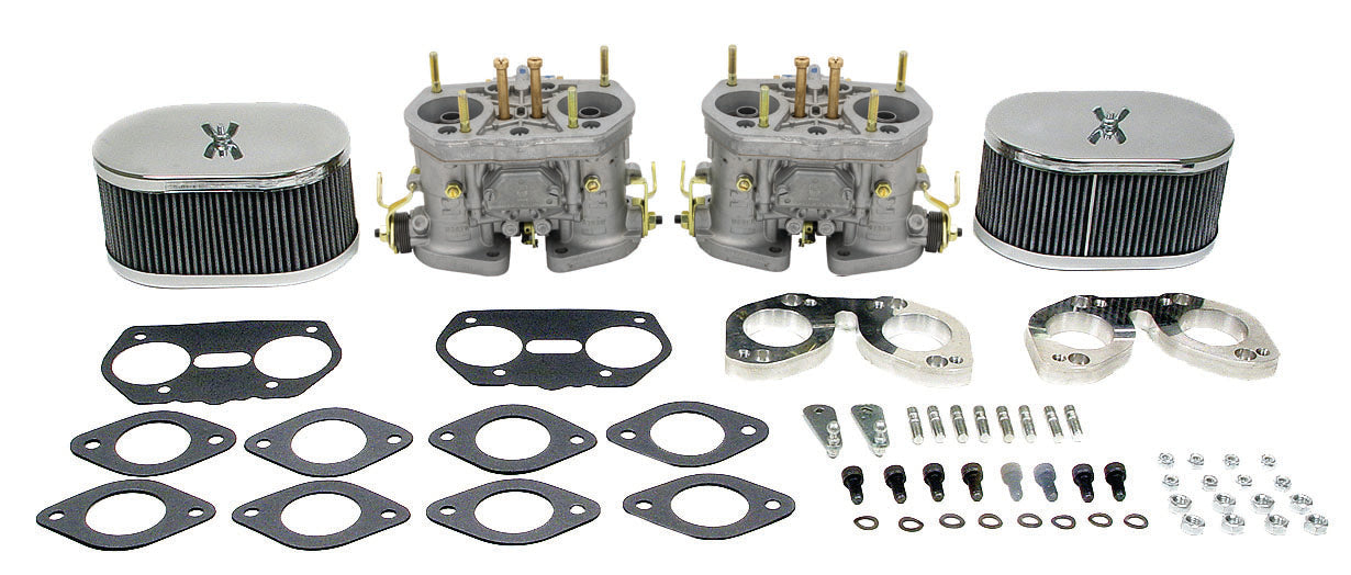Genuine Weber 40mm IDF dual carburetor kit for Porsche 356 & 912 (44-1291-0)