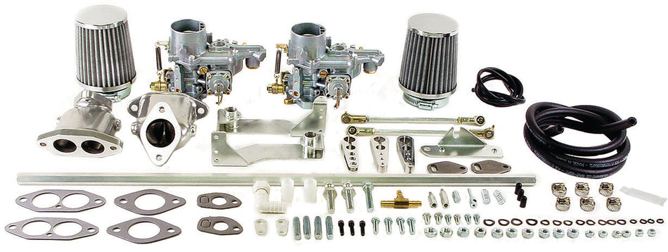 EMPI EPC 34 dual carburetor kit, dual-port VW Type 1 (47-7411-0)