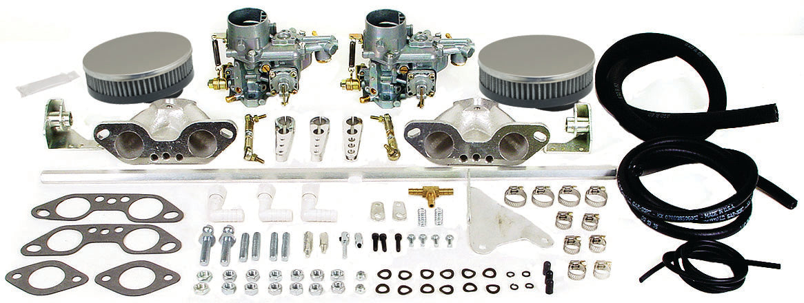 EMPI EPC 34 dual carburetor kit for dual-port VW Type 2/4 & Porsche 914 (47-7412-0)