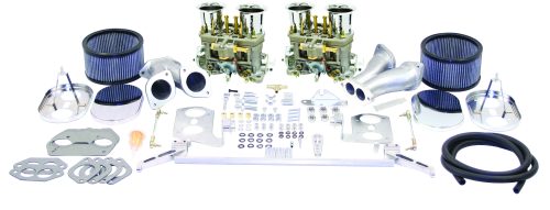 EMPI Deluxe 44mm HPMX Dual Carburetor Kit for VW Type 1 Dual Port — part 98-1213-0