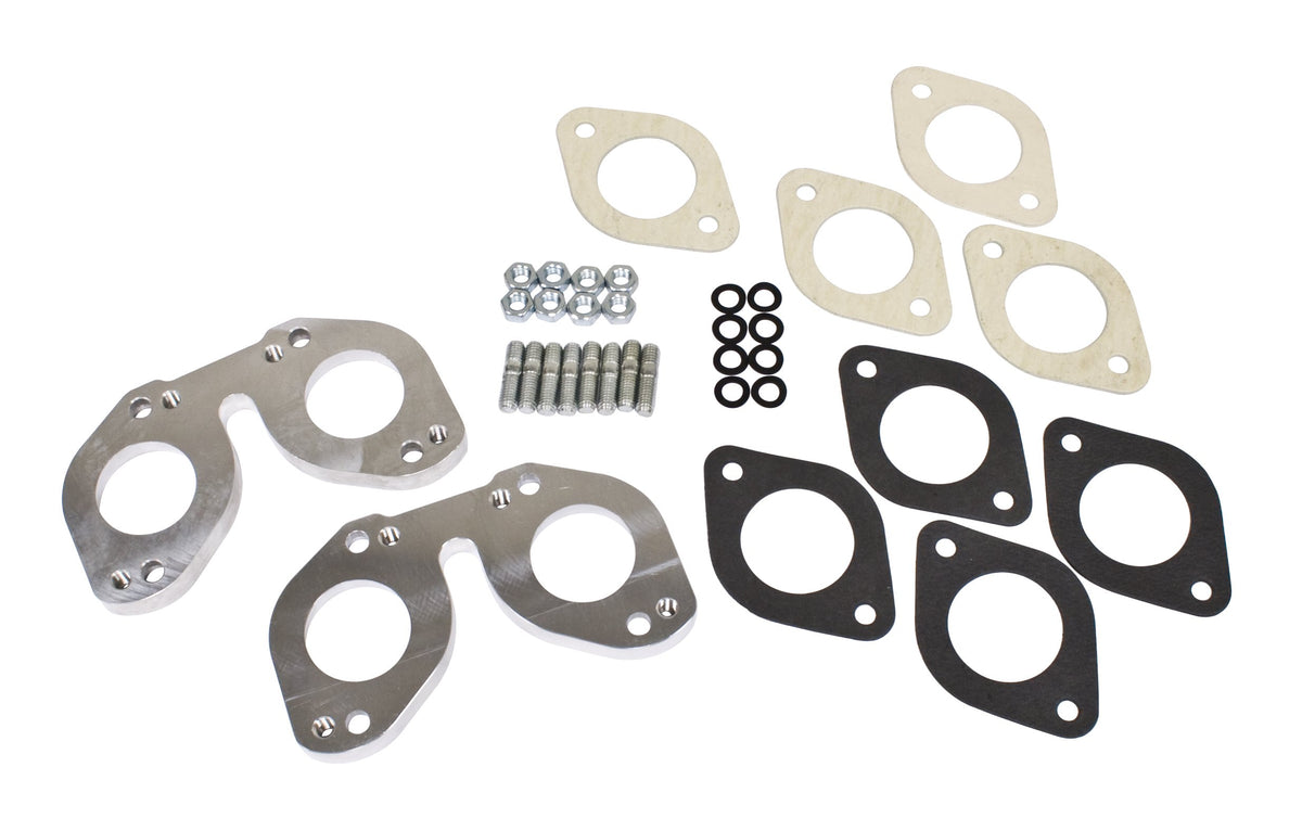 EMPI 356 / 912 Solex 40P11 to HPMX/IDF Carburetor Adapters for Porsche 356/912 — part 48-1293-0