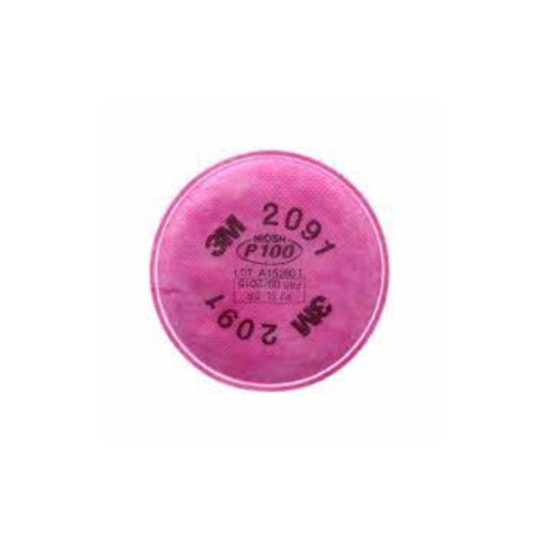 3M Particulate Filter 2091 P100 100 per case
