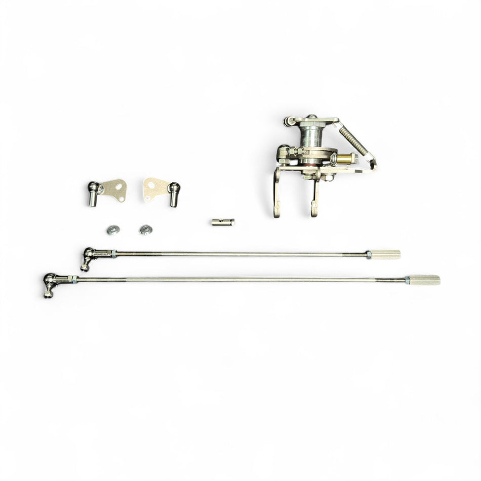 Vintage Speed Best Linkage 155-401-021 quick-release throttle linkage for VW Type 4 engine with Porsche cooling fan, Weber IDF, IDA and Dellorto carbs