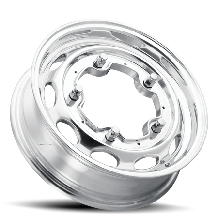 Mobelwagen 520 Interceptor polished wheel laid flat, 5x205 (15x4.5 shown)